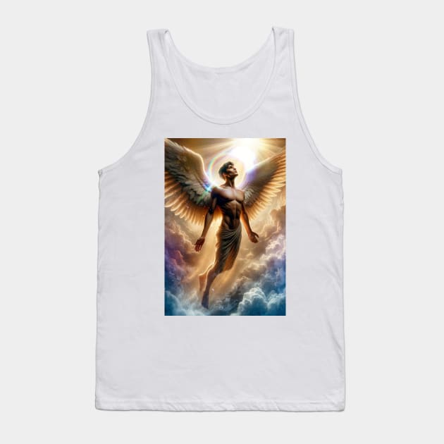 Heavenly Angel Seduction: Divine Grace Sensual Elegance 07 Tank Top by Silurostudio